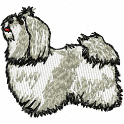 Dogs Embroidery Design 4